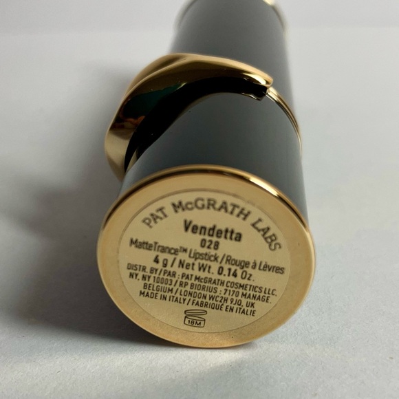 PMG Vendetta 028 Mattetrance Matte Dark Red Lipstick Pat McGrath Labs New - Picture 7 of 15